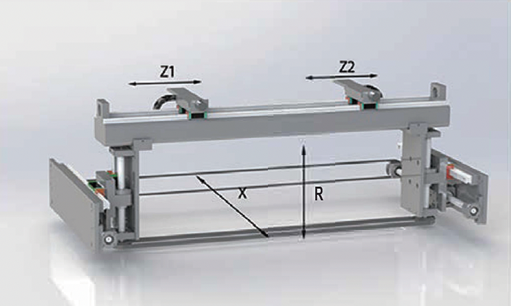 Butee arriere X R Z1 Z2 APH ALDIMA PRESSBRAKE 