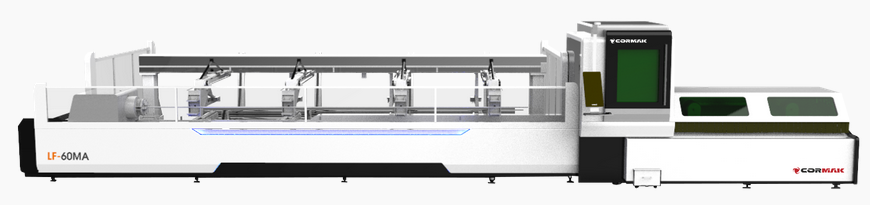 Machine de decoupe de tubes au laser fibre