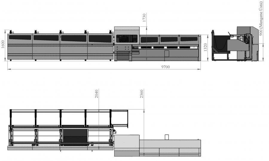 Tronconneuse automatique ILT 350 ILERI TEKNIK plan