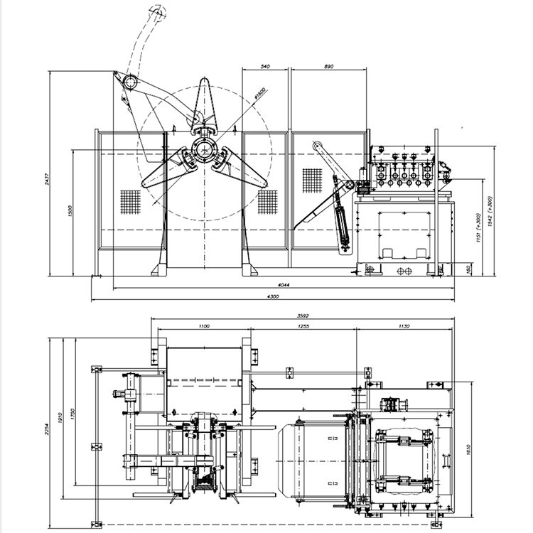 Plan Ligne complete D Alimentation de presse DEMAE Lara