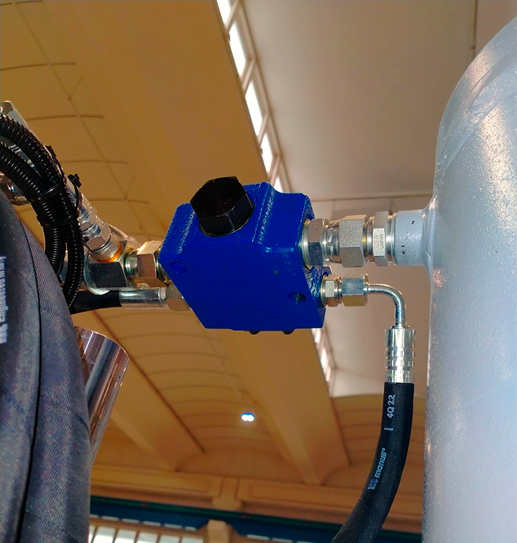 Vanne de blocage de pression Presse datelier hydraulique a arcade XLenz