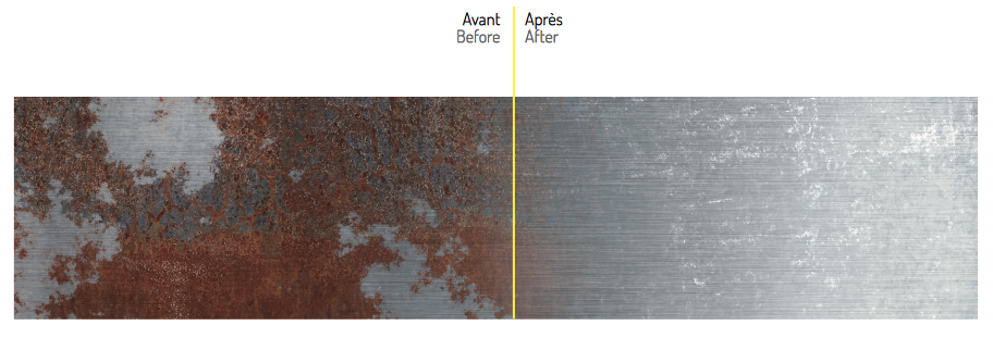 AvantApres solution de passivation Deox Fit Wipes Nitty Gritty